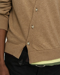 LAYERED CARDIGAN atb1411m(CAMEL) – Andersson Bell