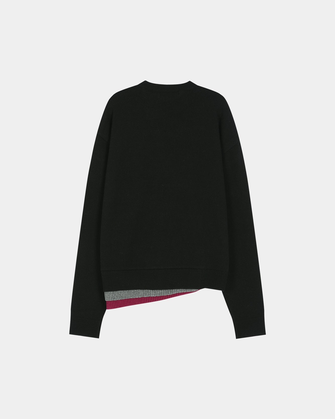 RESTOCK] LAYERED CARDIGAN atb1433m(BLACK) – Andersson Bell