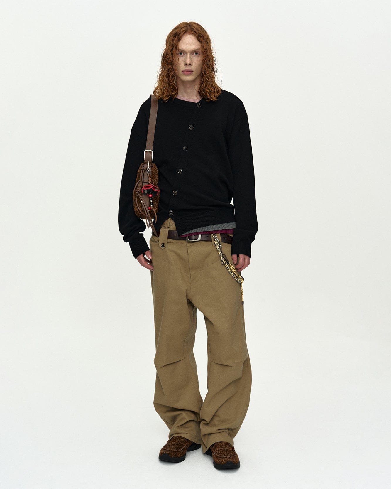 RESTOCK] LAYERED CARDIGAN atb1433m(BLACK) – Andersson Bell