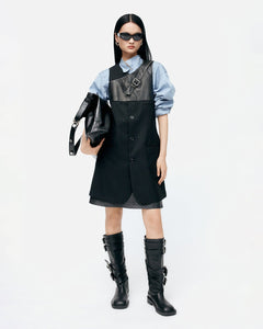 기타 LAYERED STRAP BOOTS aaa483w(BLACK)