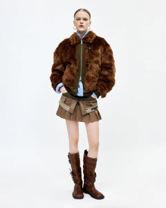 기타 LAYERED STRAP BOOTS aaa484w(BROWN)