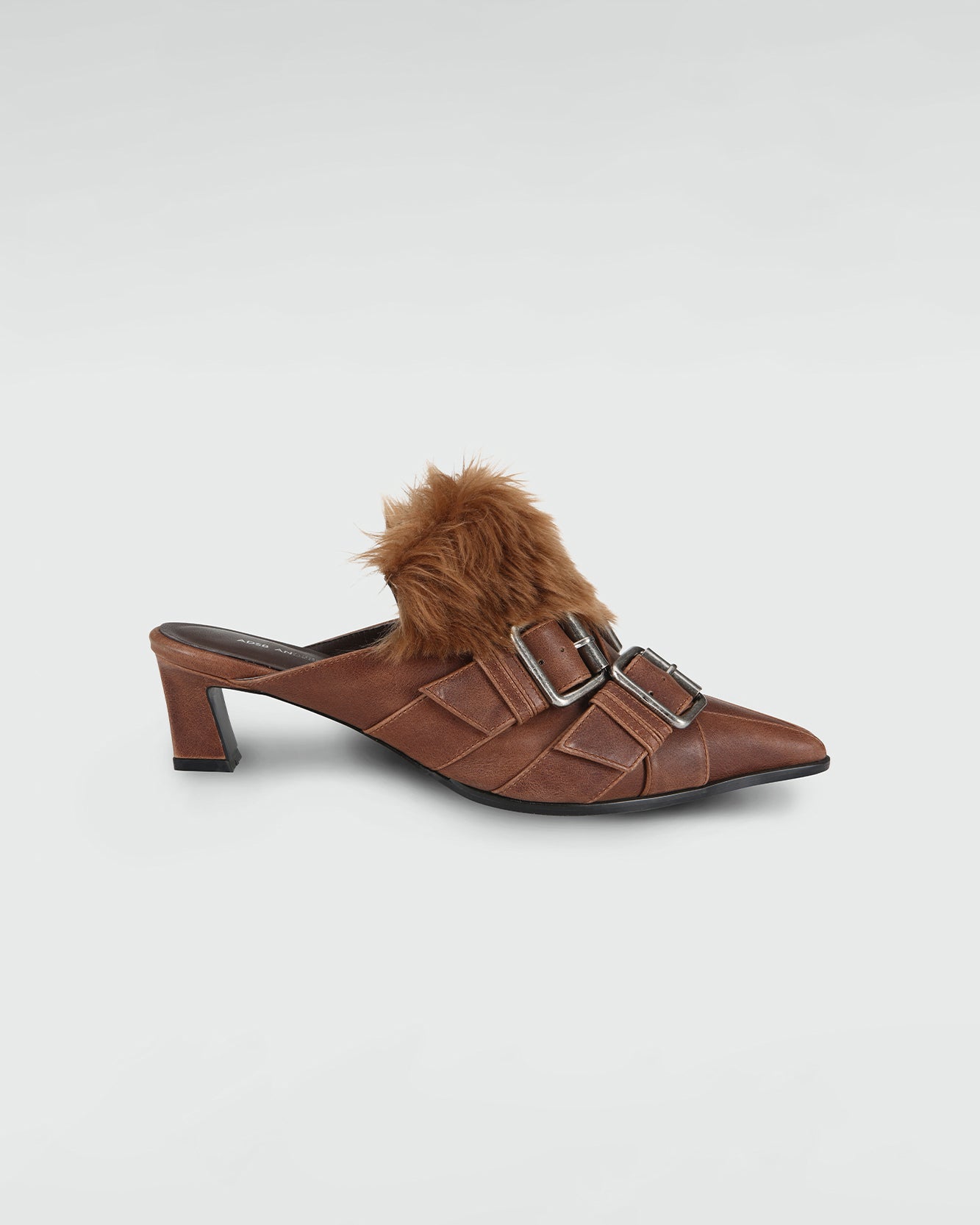 기타 LAYERED STRAP MULE aaa486w(BROWN)