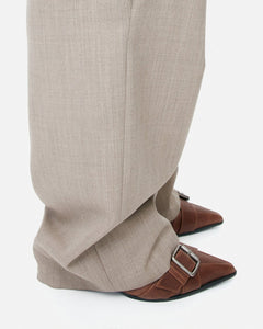 기타 LAYERED STRAP MULE aaa486w(BROWN)