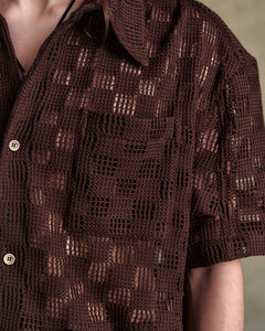 기타 LETTO KNITTED SHIRTS atb1234m(BROWN)