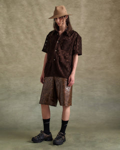 기타 LETTO KNITTED SHIRTS atb1234m(BROWN)
