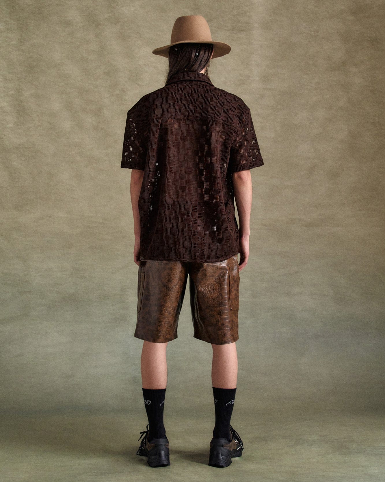 기타 LETTO KNITTED SHIRTS atb1234m(BROWN)