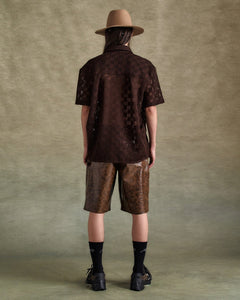 기타 LETTO KNITTED SHIRTS atb1234m(BROWN)