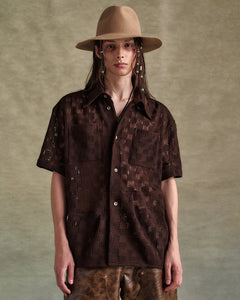 기타 LETTO KNITTED SHIRTS atb1234m(BROWN)
