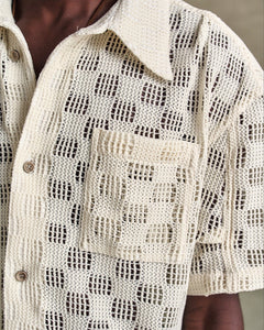 기타 LETTO KNITTED SHIRTS atb1234m(ECRU)
