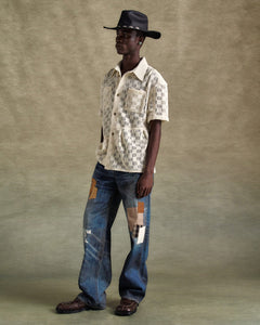 기타 LETTO KNITTED SHIRTS atb1234m(ECRU)