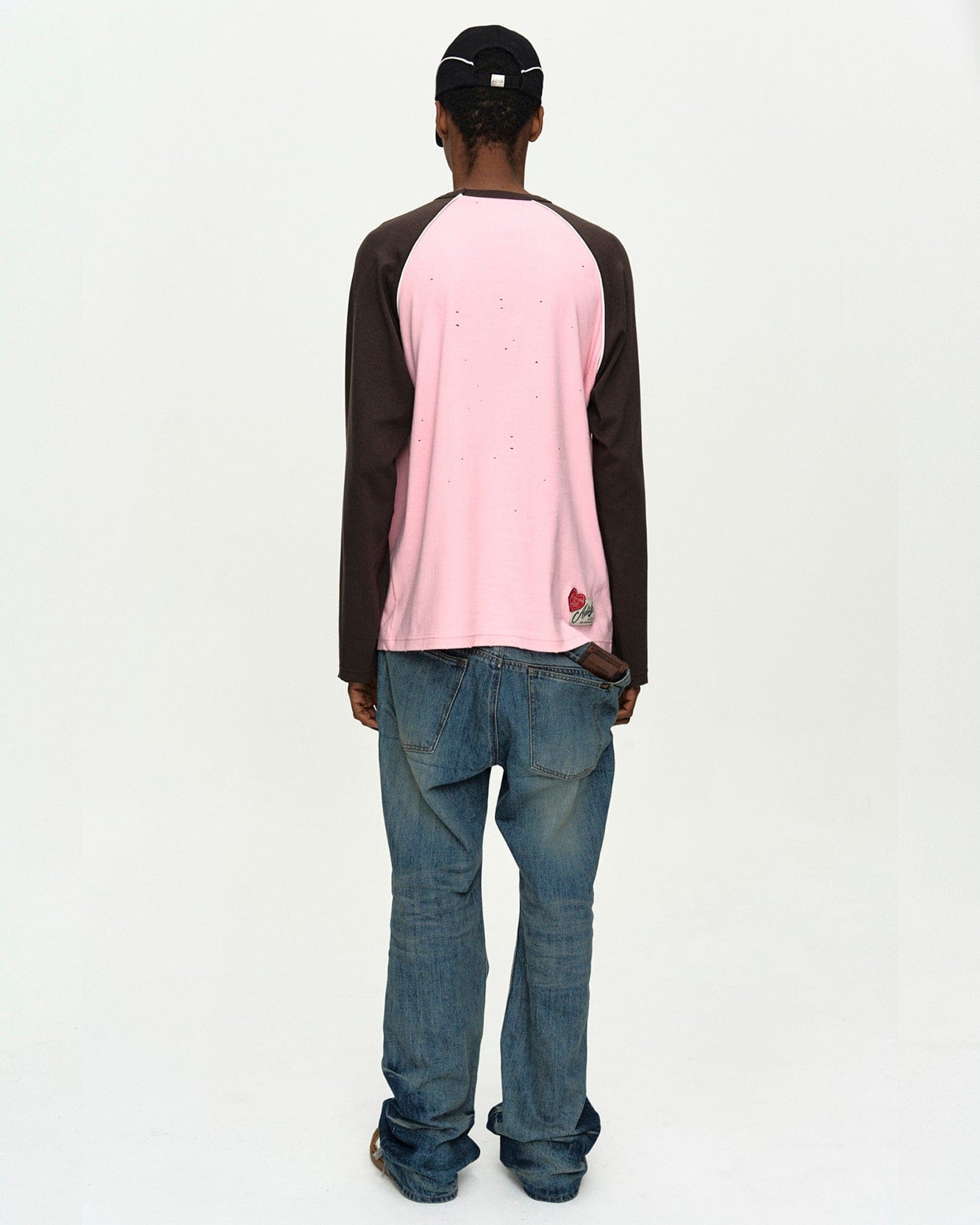 LOGO WAPPEN RAGLAN L/S T-SHIRT atb1431m(PINK/BROWN) – Andersson Bell