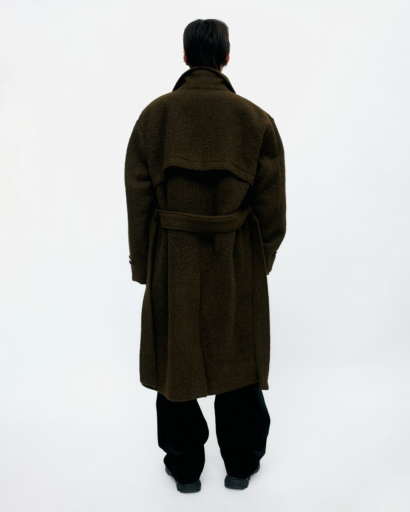 기타 MATTIA SHAGGY WOOL ROBE COAT awa714m(BROWN)