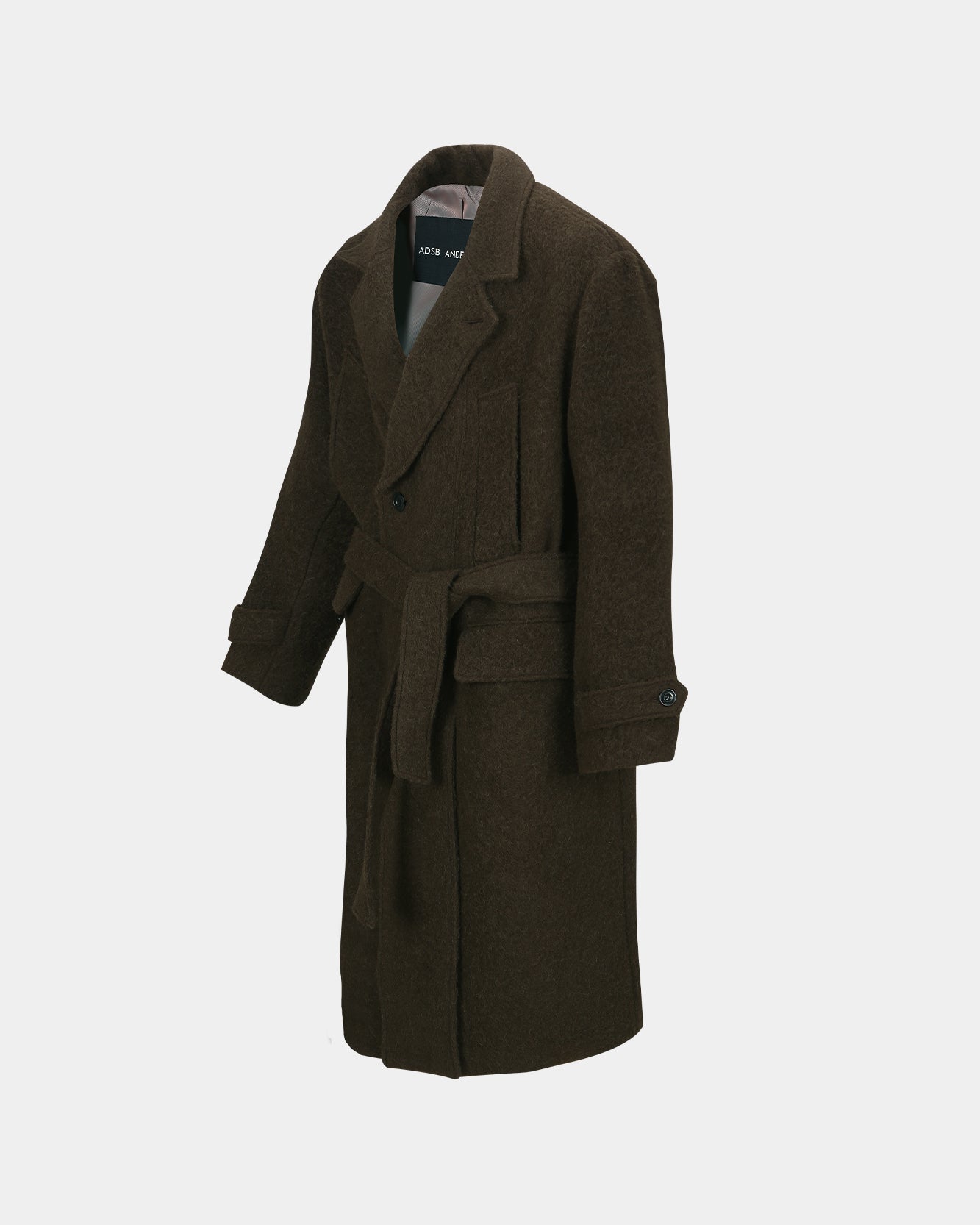 기타 MATTIA SHAGGY WOOL ROBE COAT awa714m(BROWN)