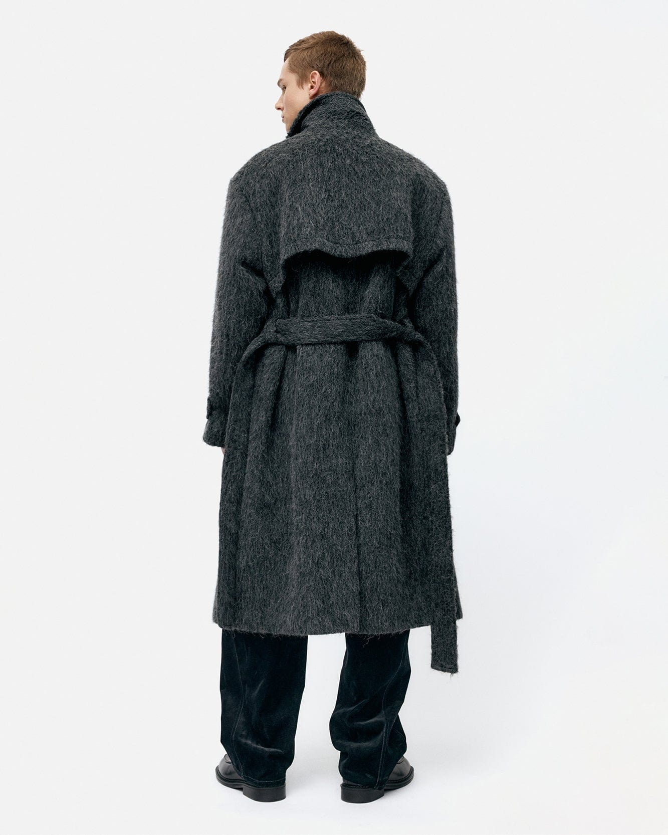 기타 MATTIA SHAGGY WOOL ROBE COAT awa715m(GREY)