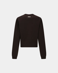 기타 MORGAN HAND STITCHED KNIT CARDIGAN atb1382w(BROWN)