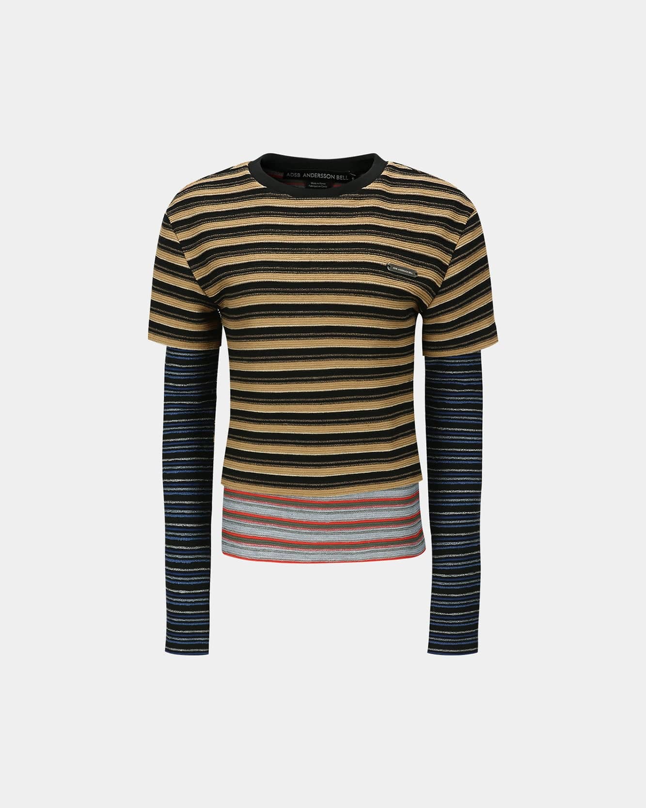 기타 MULTI STRIPE LS T-SHIRTS atb1353w(MULTI)