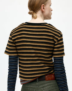 기타 MULTI STRIPE LS T-SHIRTS atb1353w(MULTI)