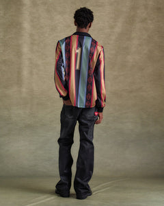 기타 NAVAJO STRIPE L/S T-SHIRTS atb1297m(GREEN/YELLOW/BLACK)