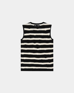 기타 NET DAMAGED SLEEVELESS atb1328m(BLACK/ECRU)