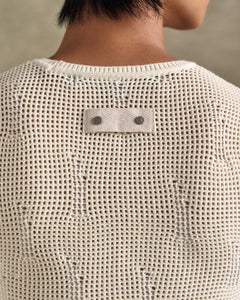 기타 NET DAMAGED SLEEVELESS atb1328m(ECRU)