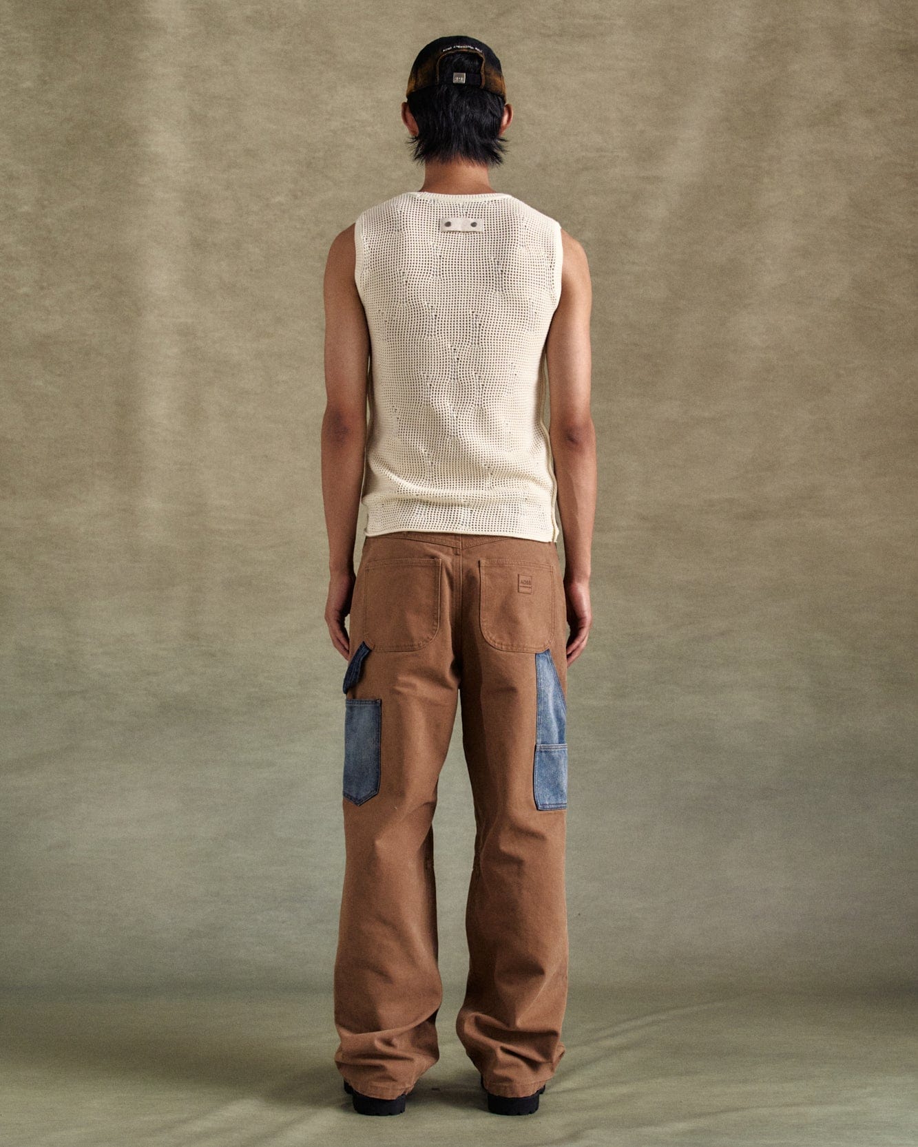 기타 NET DAMAGED SLEEVELESS atb1328m(ECRU)