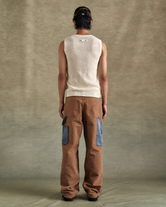 기타 NET DAMAGED SLEEVELESS atb1328m(ECRU)