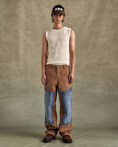 기타 NET DAMAGED SLEEVELESS atb1328m(ECRU)