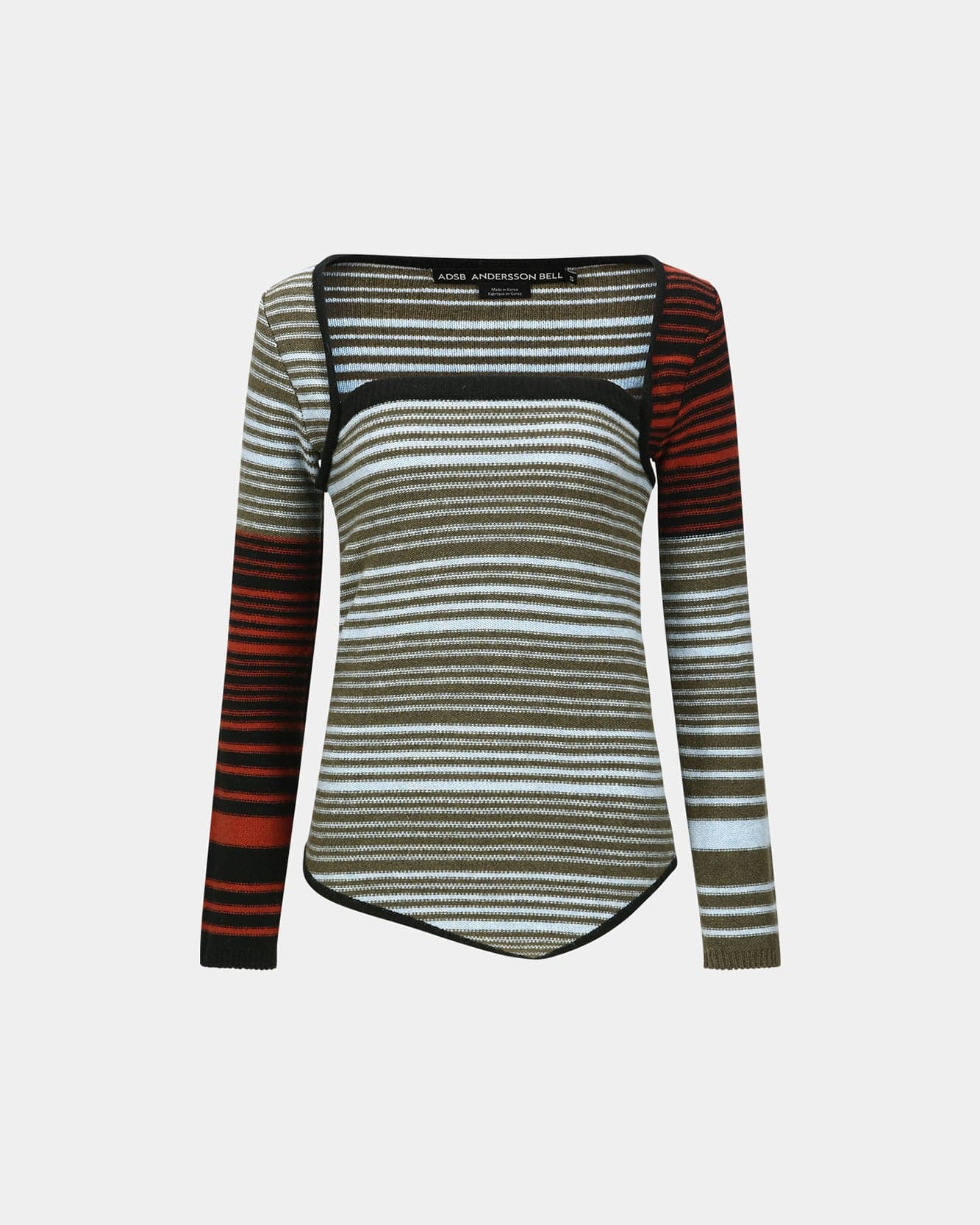 기타 NORA MULTI STRIPE BOLERO TOP atb1357w(MULTI)