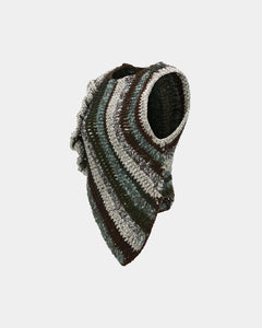 기타 OAKBERRY FRILL ROUNDING HAND KNITTED TOP atb1359w(BROWN / BLUE)
