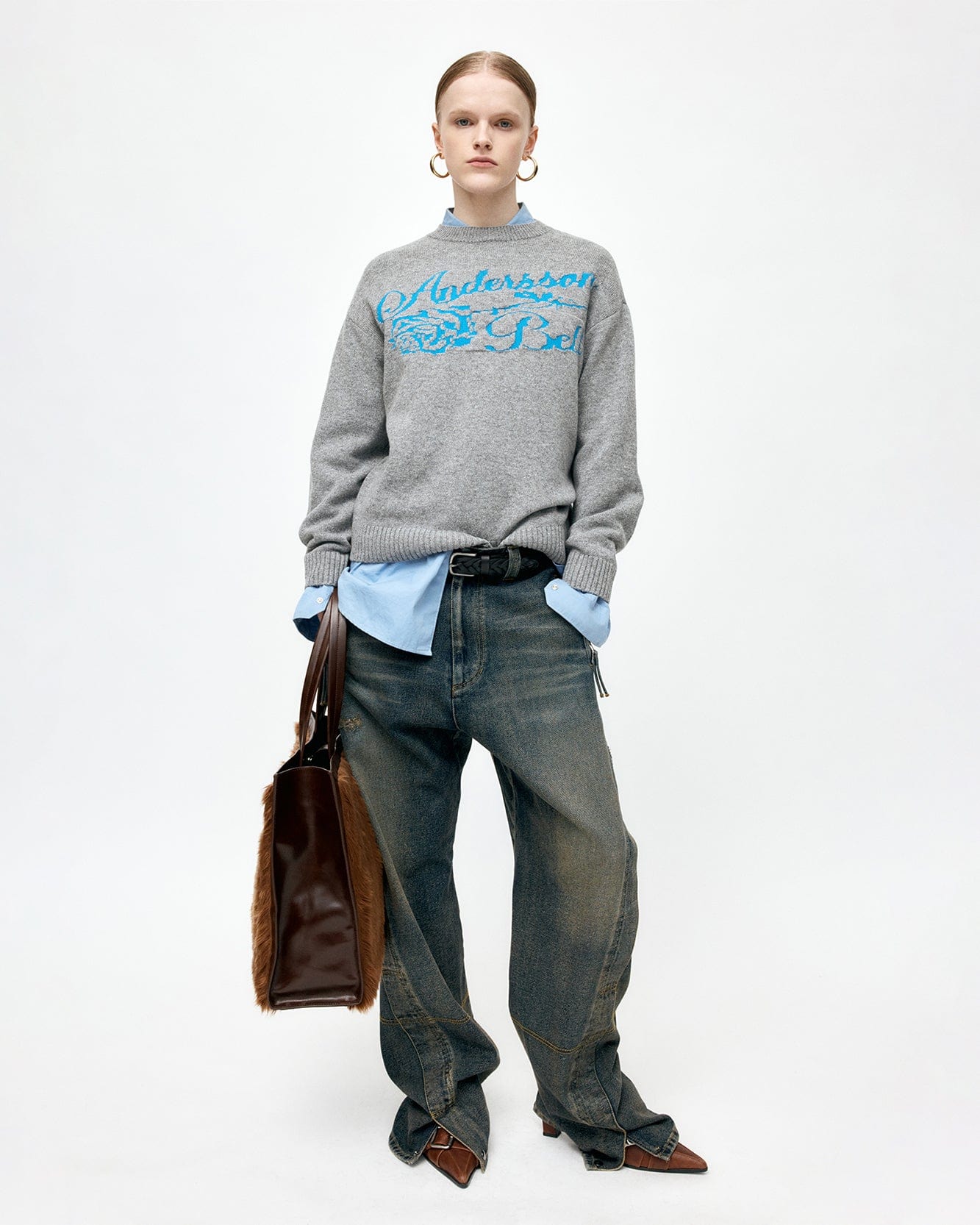 기타 ONE LINUS FUR BAG aaa493u(BROWN)