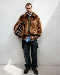 기타 ONE LINUS FUR BAG aaa493u(BROWN)