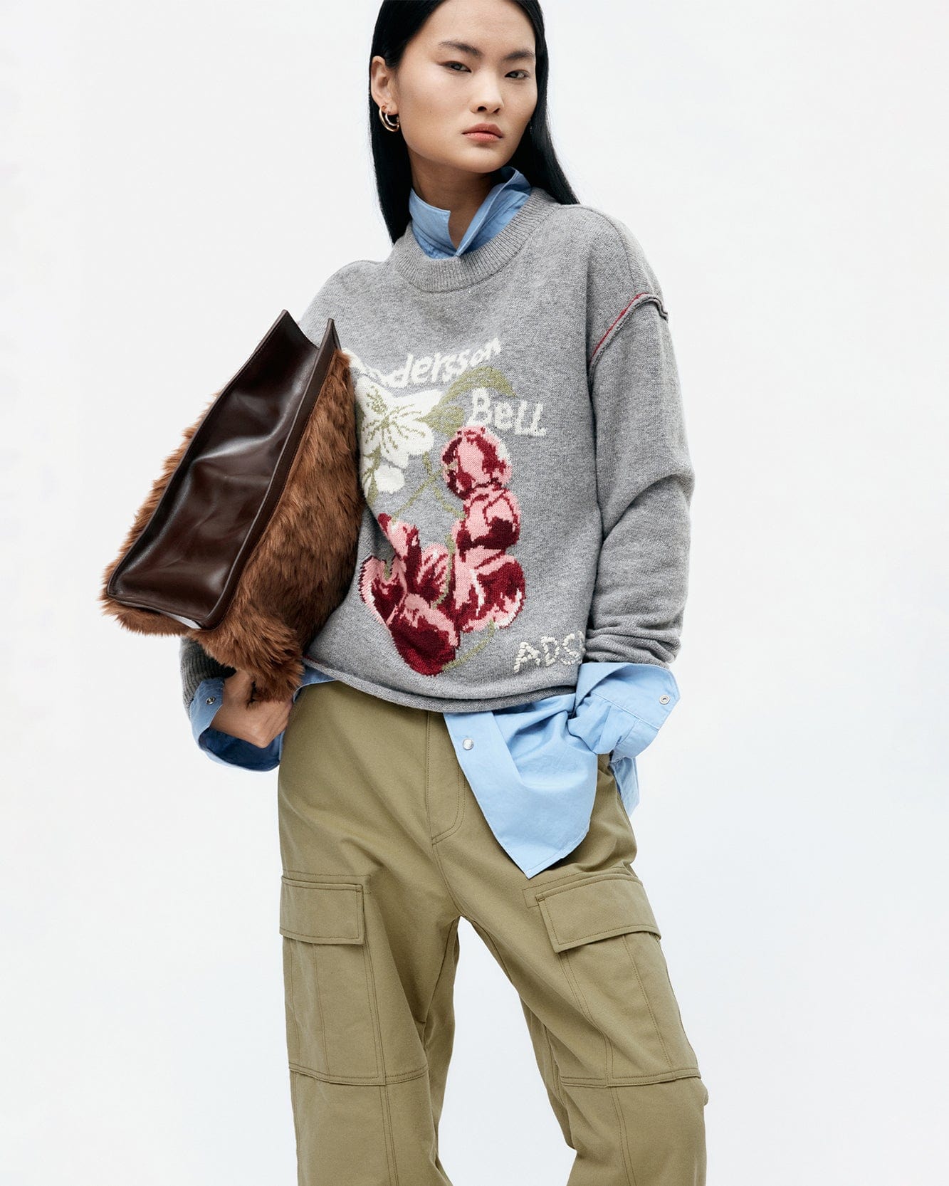 기타 ONE LINUS FUR BAG aaa493u(BROWN)