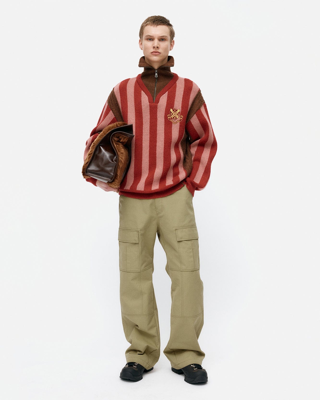 기타 ONE LINUS FUR BAG aaa493u(BROWN)