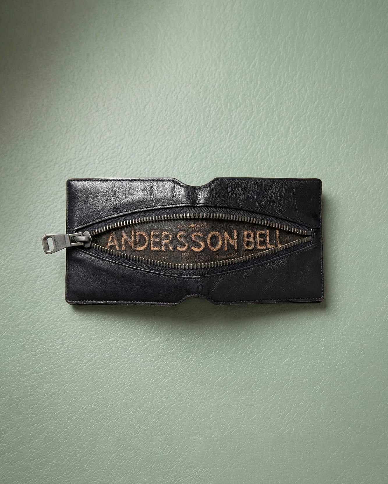 RESTOCK] ZIP WALLET aaa503u(BLACK/BROWN) – Andersson Bell