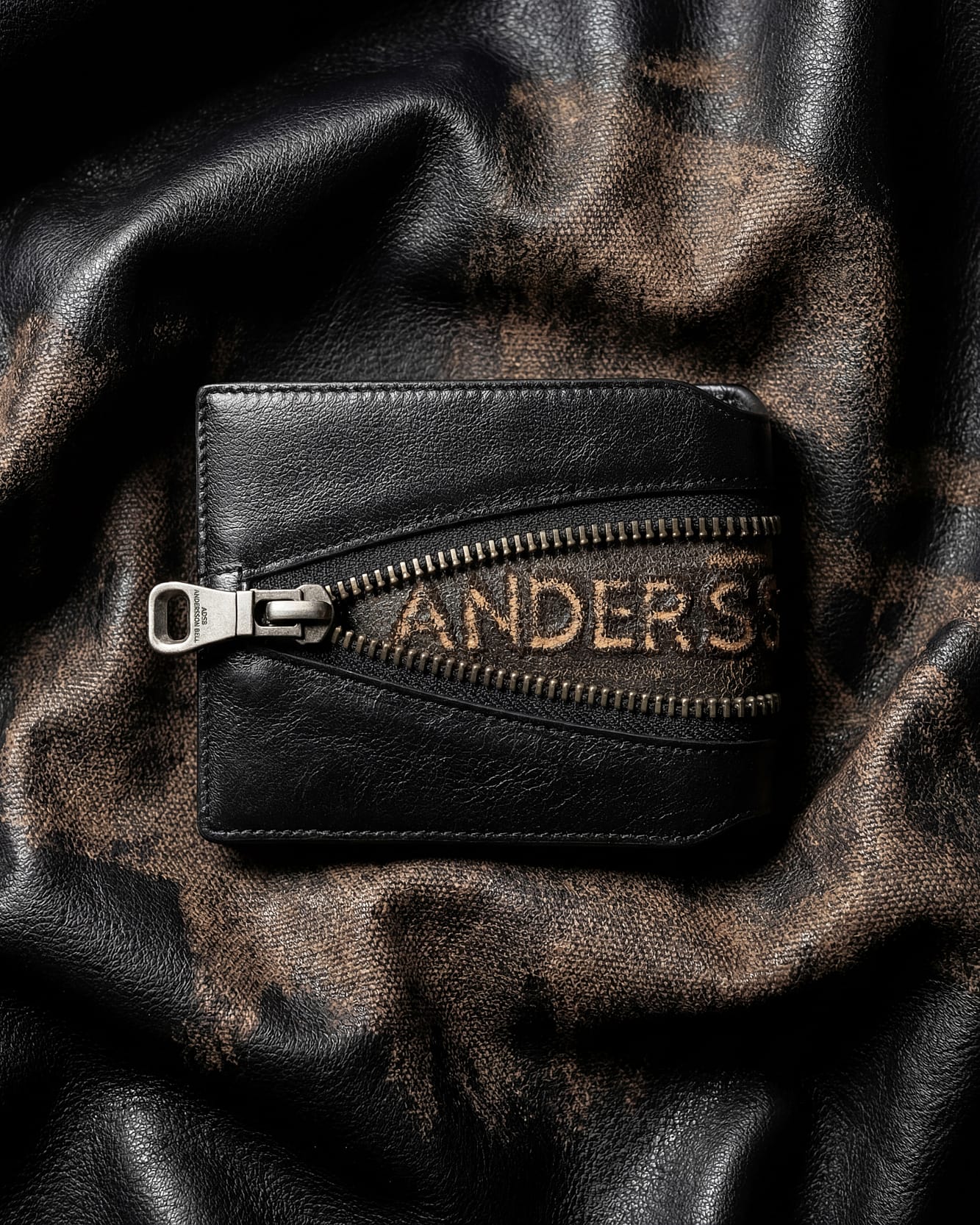 RESTOCK] ZIP WALLET aaa503u(BLACK/BROWN) – Andersson Bell
