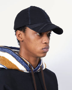 기타 ONE UNISEX LAYERED CAP aaa498u(BLACK/GREY)
