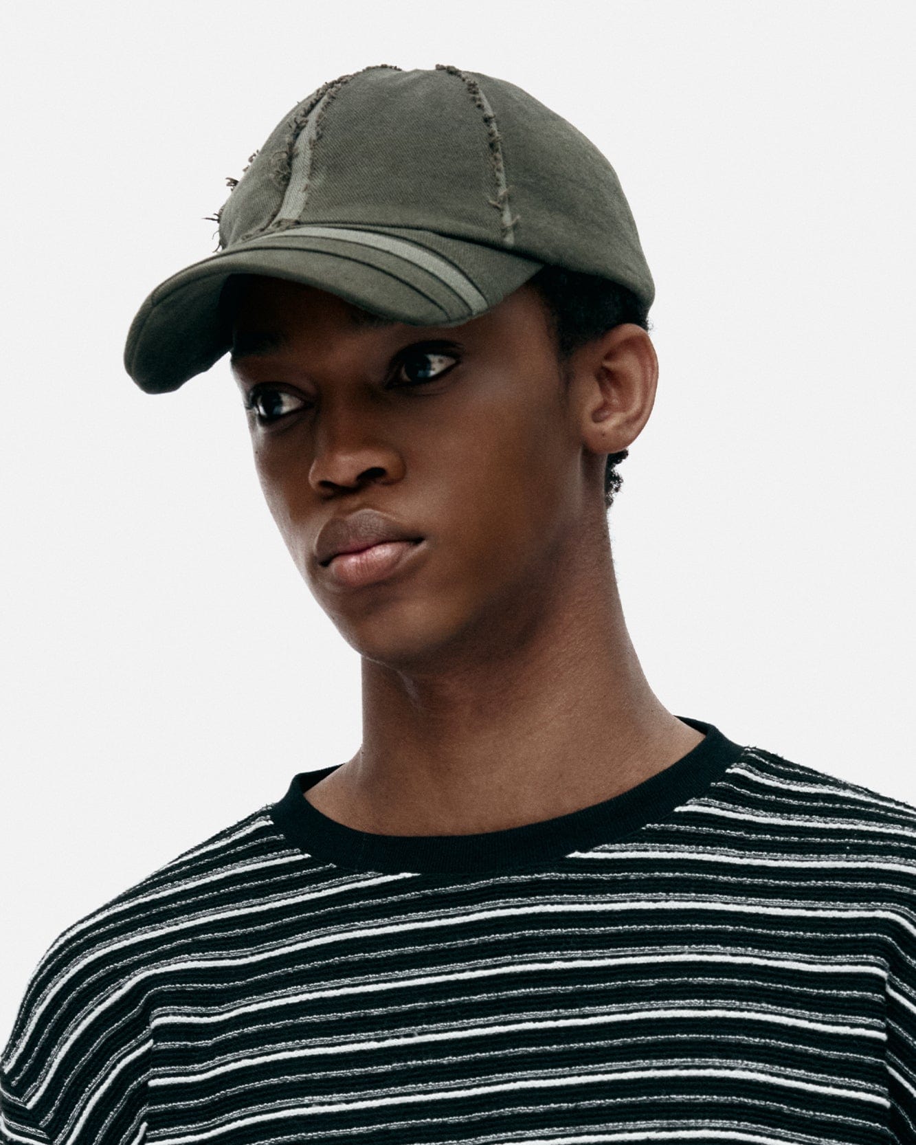 기타 ONE UNISEX LAYERED CAP aaa498u(KHAKI)