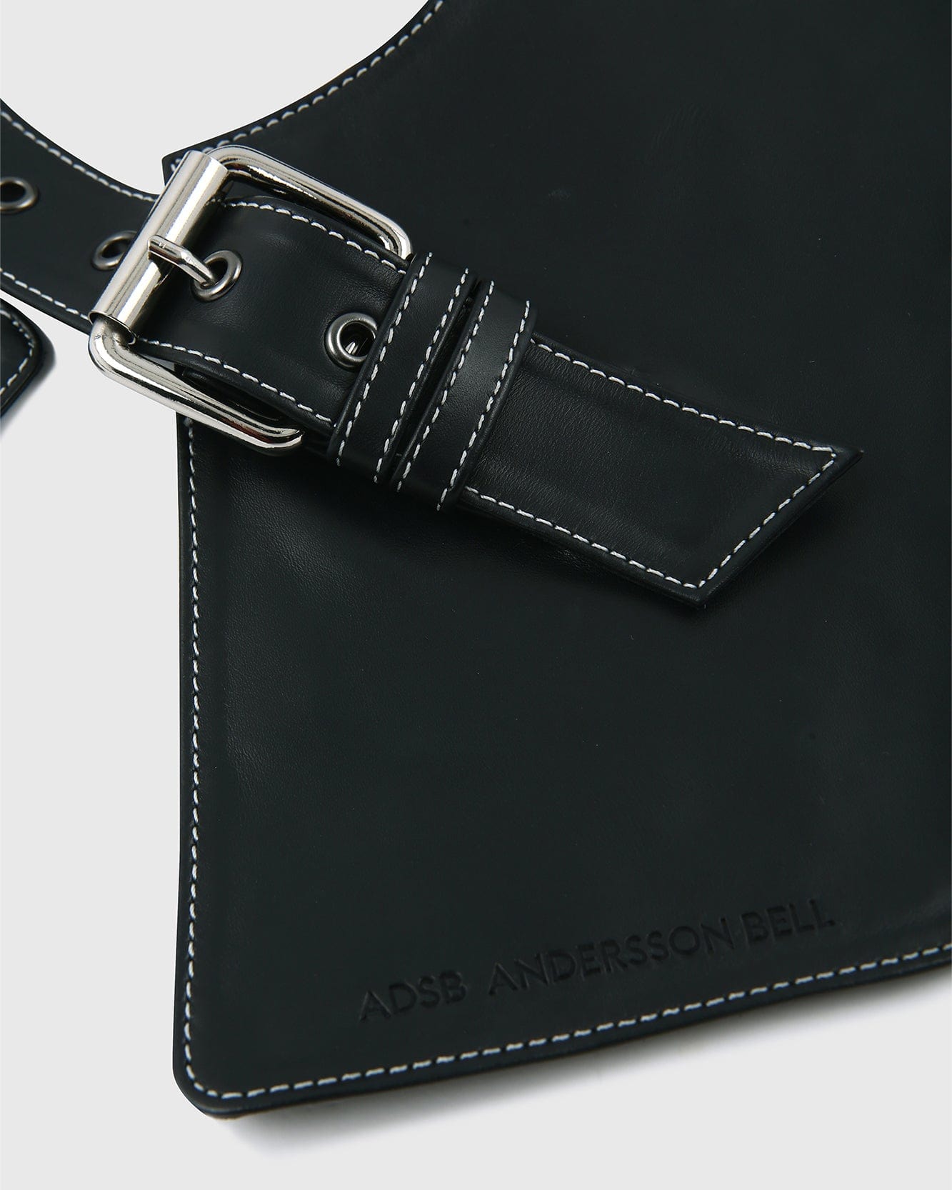 기타 ONE UNISEX LEATHER SLASH SCARF aaa489u(BLACK)