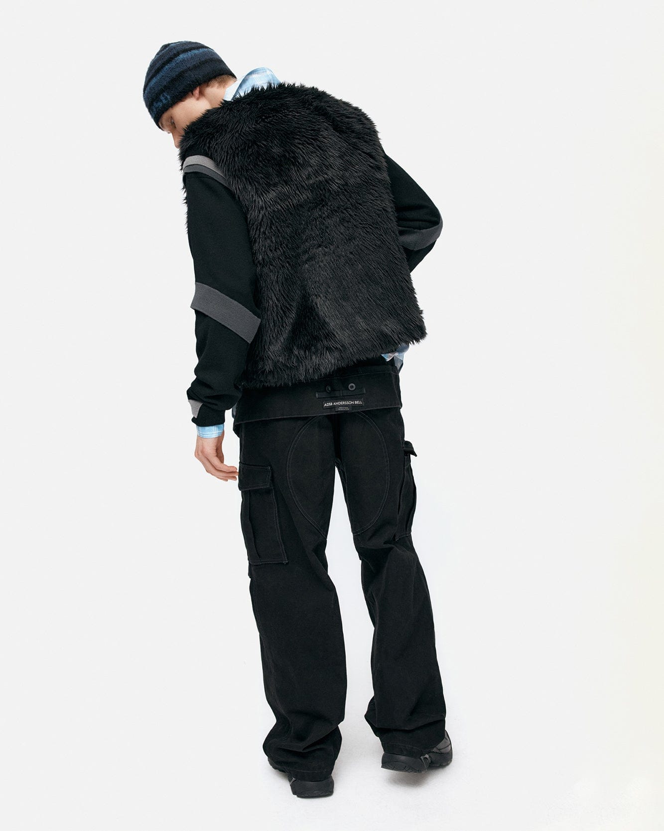 기타 ONE UNISEX PAINT BEANIE aaa499u(BLUE/NAVY)