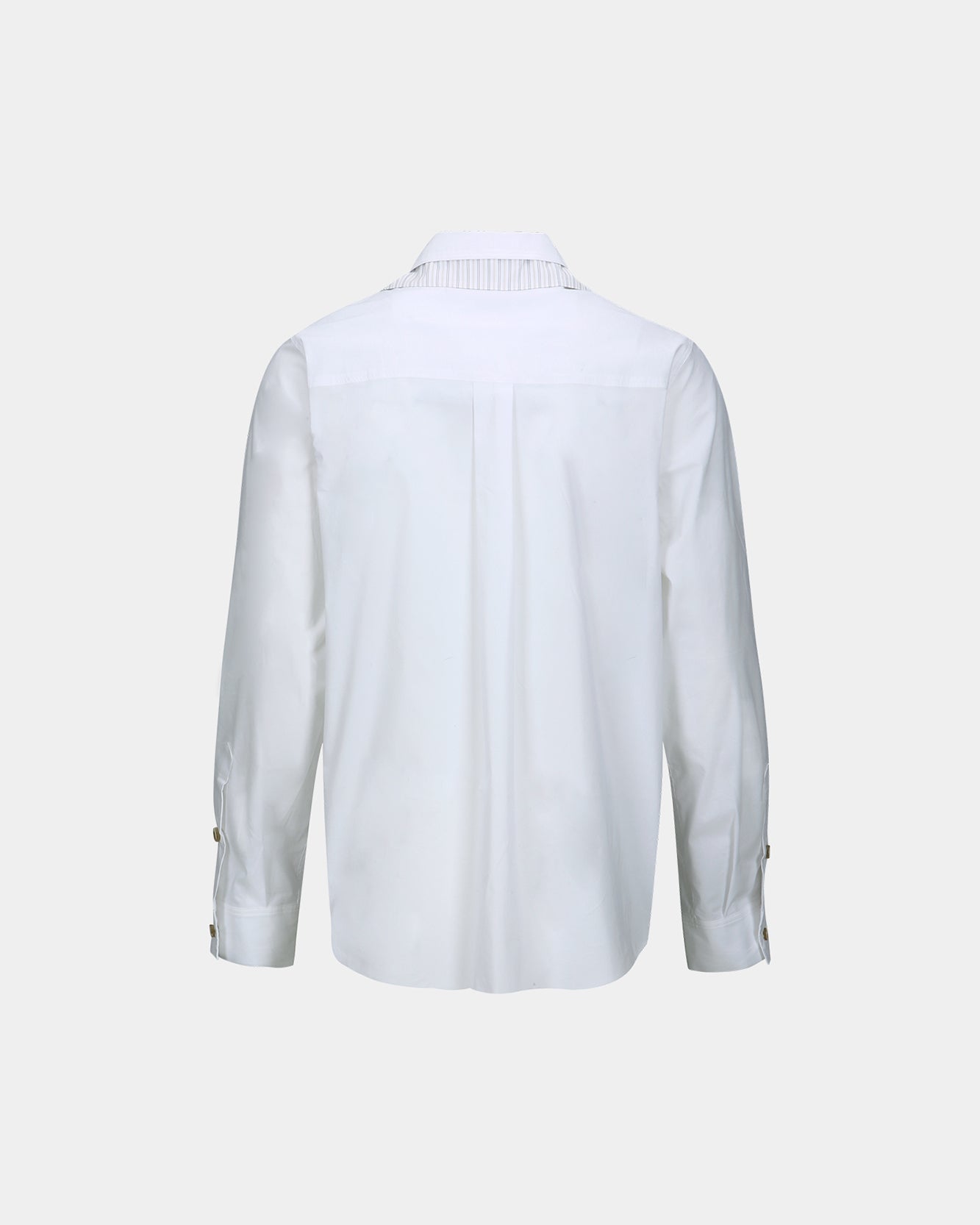기타 OPEN COLLAR LAYERED SHIRTS atb1341m(WHITE)