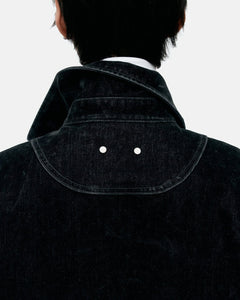 기타 PADDED VELVET DENIM SHIRT atb1374m(BLACK)