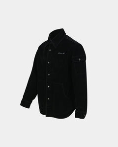 기타 PADDED VELVET DENIM SHIRT atb1374m(BLACK)