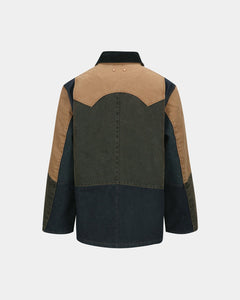 기타 PATCHWORK WASHED JACKET awa716m(MULTI)