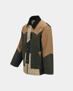 기타 PATCHWORK WASHED JACKET awa716m(MULTI)