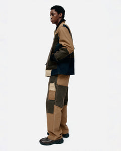 기타 PATCHWORK WASHED JACKET awa716m(MULTI)