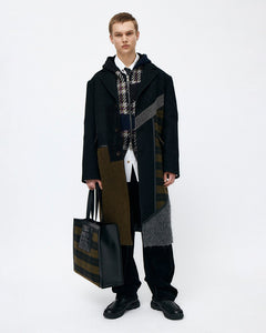 기타 PATCHWORK WOOL COAT awa709m(MULTI)