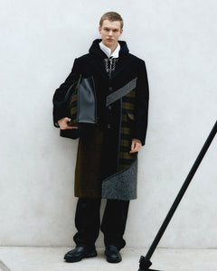 기타 PATCHWORK WOOL COAT awa709m(MULTI)