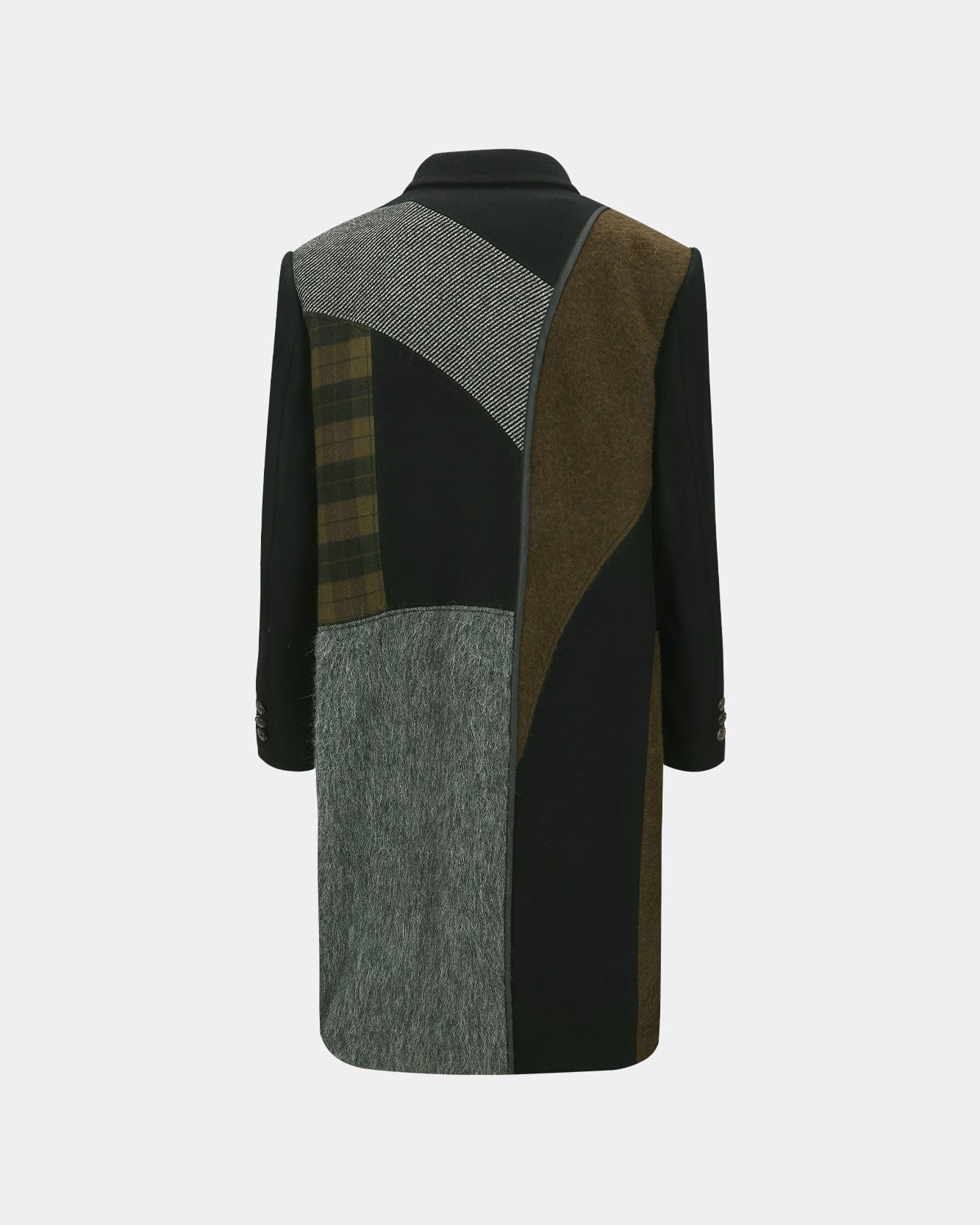 기타 PATCHWORK WOOL COAT awa709m(MULTI)