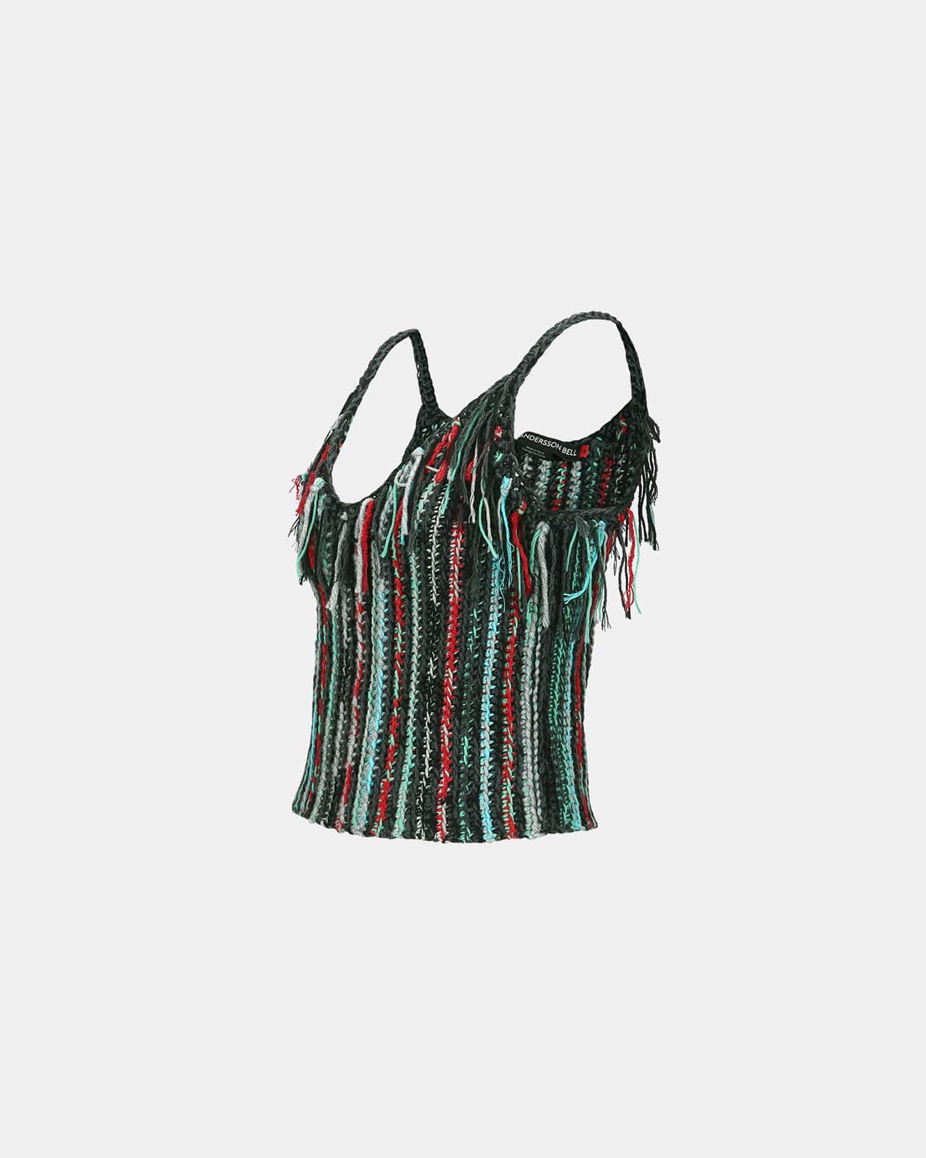 기타 PEYTONA FRINGED HAND KNITTED TOP atb1360w(MULTI)