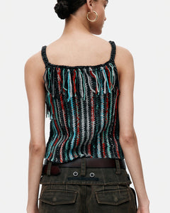 기타 PEYTONA FRINGED HAND KNITTED TOP atb1360w(MULTI)